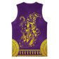 Anubis and Horus Basketball Jersey Egyptian God Purple DT02