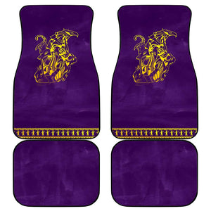 Anubis and Horus Car Mats Egyptian God Purple