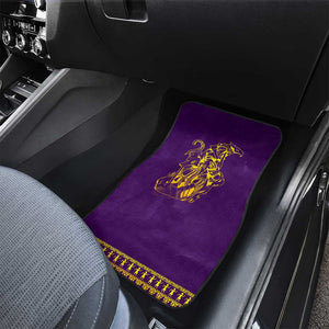 Anubis and Horus Car Mats Egyptian God Purple