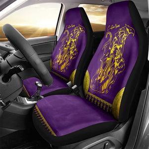 Anubis and Horus Car Seat Cover Egyptian God Purple