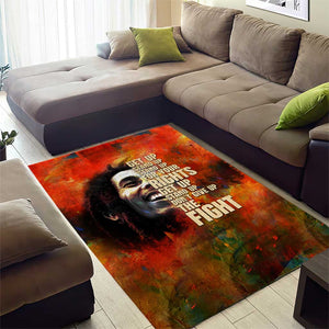 Reggae Legend Bob Area Rug Retro Style