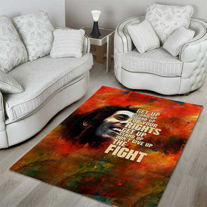 Reggae Legend Bob Area Rug Retro Style