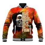 Reggae Legend Bob Baseball Jacket Retro Style DT02