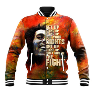 Reggae Legend Bob Baseball Jacket Retro Style DT02