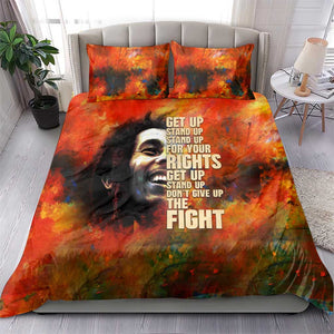 Reggae Legend Bob Bedding Set Retro Style