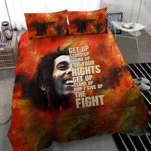 Reggae Legend Bob Bedding Set Retro Style