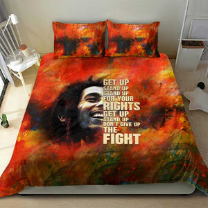 Reggae Legend Bob Bedding Set Retro Style