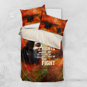 Reggae Legend Bob Bedding Set Retro Style