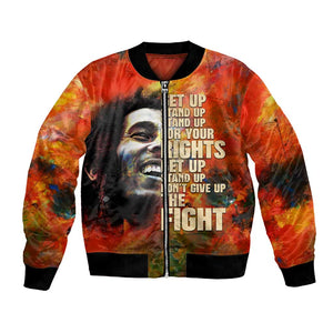 Reggae Legend Bob Bomber Jacket Retro Style