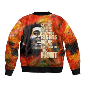 Reggae Legend Bob Bomber Jacket Retro Style