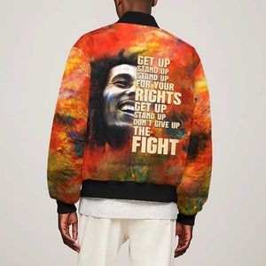 Reggae Legend Bob Bomber Jacket Retro Style