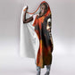 Reggae Legend Bob Hooded Blanket Retro Style