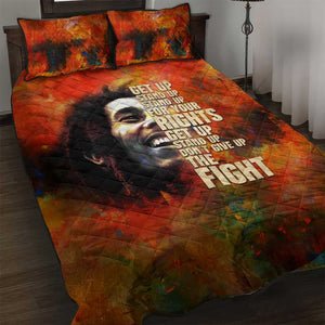 Reggae Legend Bob Quilt Bed Set Retro Style