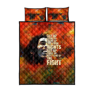 Reggae Legend Bob Quilt Bed Set Retro Style