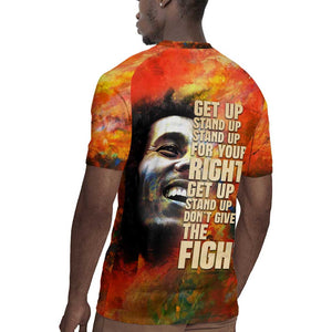 Reggae Legend Bob Rugby Jersey Retro Style