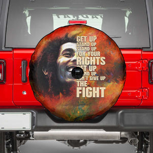 Reggae Legend Bob Spare Tire Cover Retro Style