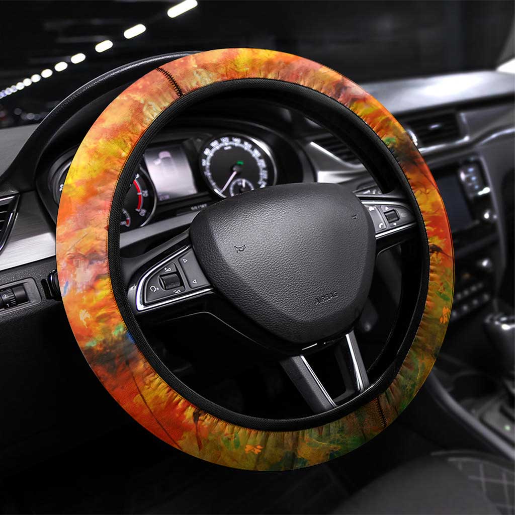 Reggae Legend Bob Steering Wheel Cover Retro Style