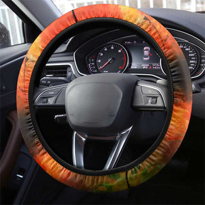 Reggae Legend Bob Steering Wheel Cover Retro Style