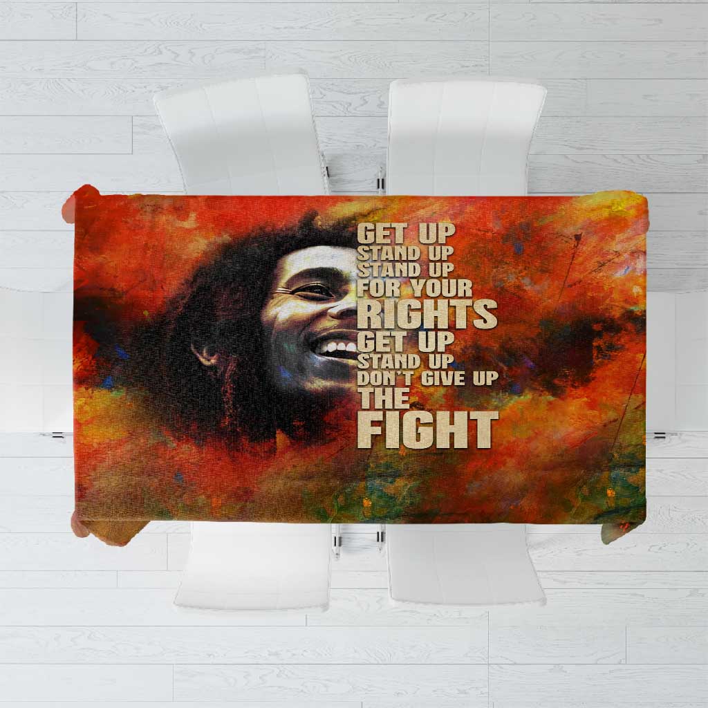 Reggae Legend Bob Tablecloth Retro Style