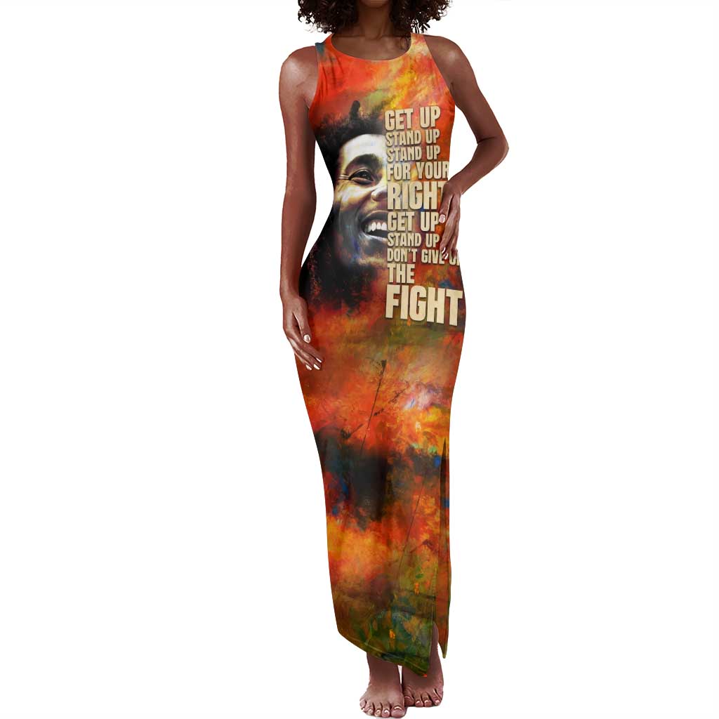 Reggae Legend Bob Tank Maxi Dress Retro Style