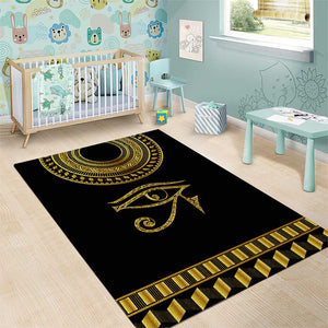 Eyes Of Horus Area Rug Egyptian Art