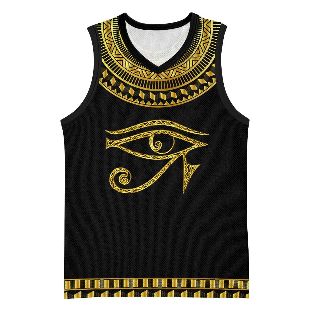 Eyes Of Horus Basketball Jersey Egyptian Art DT02