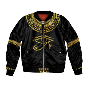 Eyes Of Horus Bomber Jacket Egyptian Art