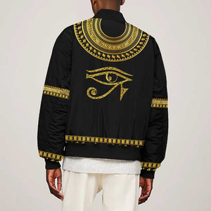 Eyes Of Horus Bomber Jacket Egyptian Art