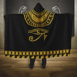 Eyes Of Horus Hooded Blanket Egyptian Art