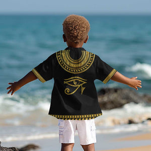 Eyes Of Horus Kid Hawaiian Shirt Egyptian Art