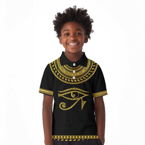 Eyes Of Horus Kid Polo Shirt Egyptian Art