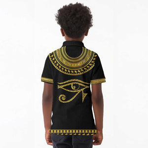 Eyes Of Horus Kid Polo Shirt Egyptian Art