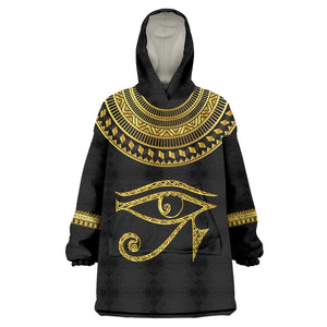 Eyes Of Horus KId Wearable Blanket Hoodie Egyptian Art