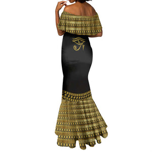 Eyes Of Horus Mermaid Dress Egyptian Art