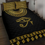 Eyes Of Horus Quilt Bed Set Egyptian Art