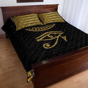 Eyes Of Horus Quilt Bed Set Egyptian Art