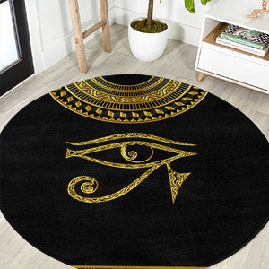 Eyes Of Horus Round Carpet Egyptian Art