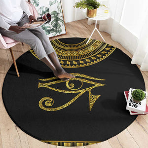 Eyes Of Horus Round Carpet Egyptian Art