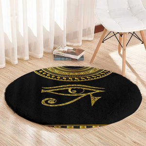 Eyes Of Horus Round Carpet Egyptian Art