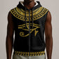 Eyes Of Horus Sleeveless Zip Hoodie Egyptian Art - African Pride