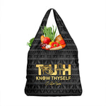 Personalized Truth Know Thyself Grocery Bag Eye of Horus and Ankh