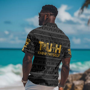 Personalized Truth Know Thyself Hawaiian Shirt Eye of Horus and Ankh