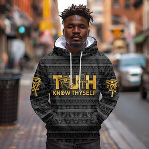 Personalized Truth Know Thyself Hoodie Eye of Horus and Ankh