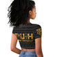 Personalized Truth Know Thyself Raglan Cropped T shirt Eye of Horus and Ankh