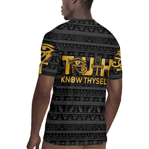 Personalized Truth Know Thyself Rugby Jersey Eye of Horus and Ankh