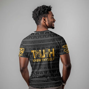 Personalized Truth Know Thyself T shirt Eye of Horus and Ankh