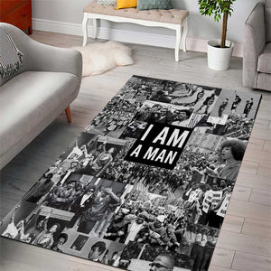 Black Power Area Rug African American Culture