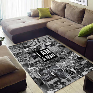 Black Power Area Rug African American Culture