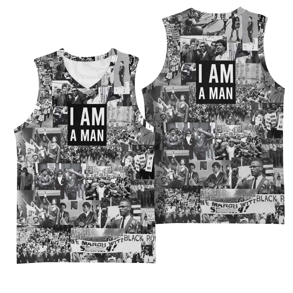 Black Power Basketball Jersey African American Culture DT02
