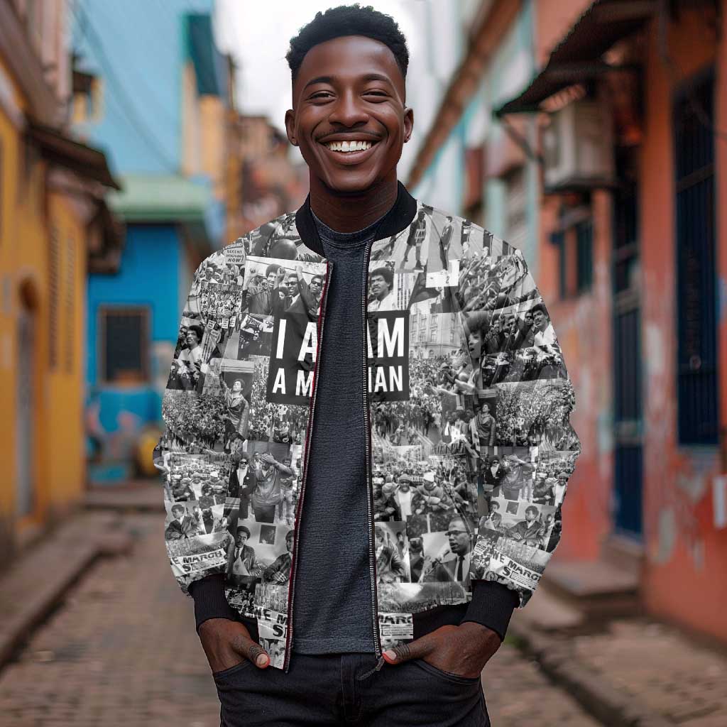 Black Power Bomber Jacket African American Culture